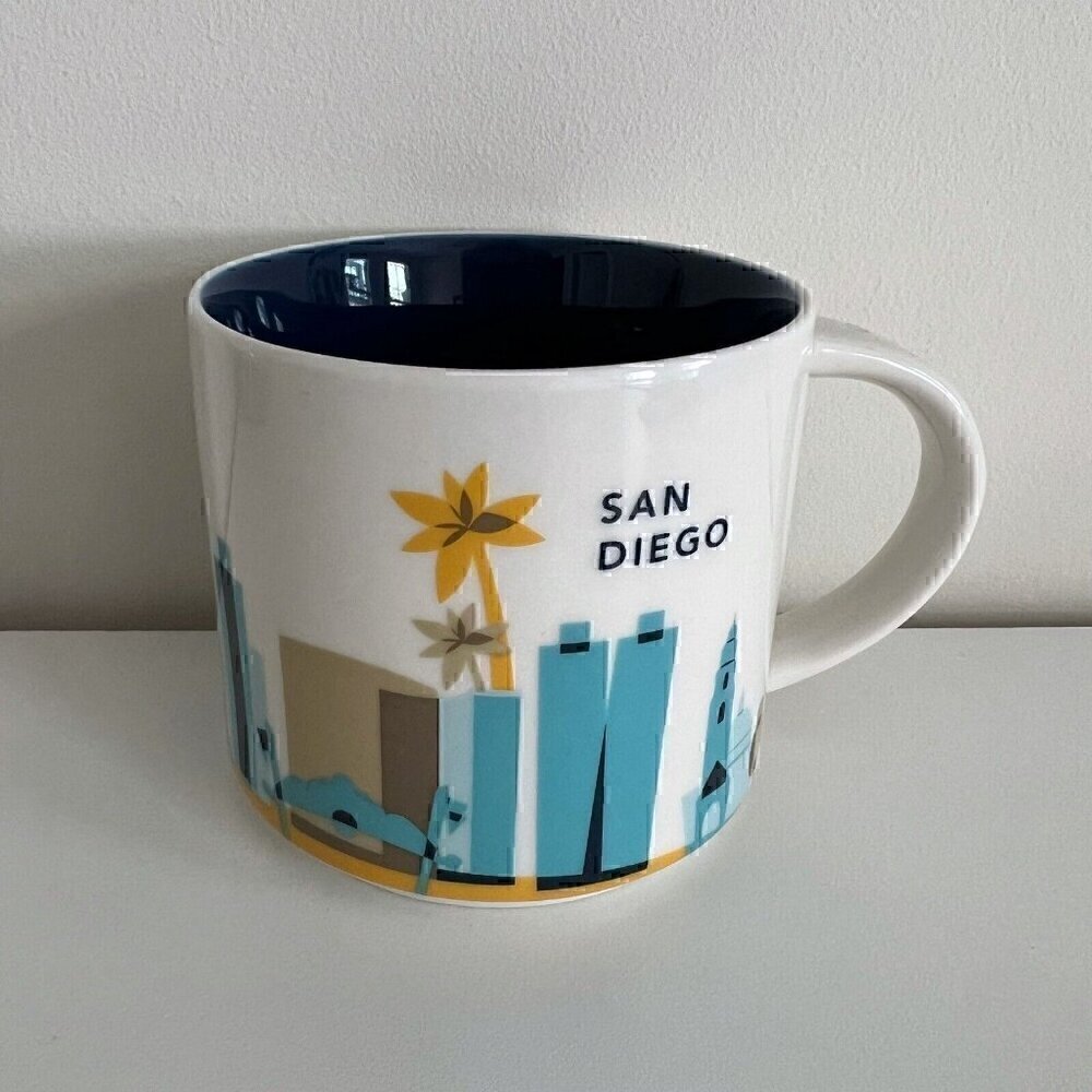 Starbucks San Diego Mug 2014 You Are Here Series 14 oz Collector YAH